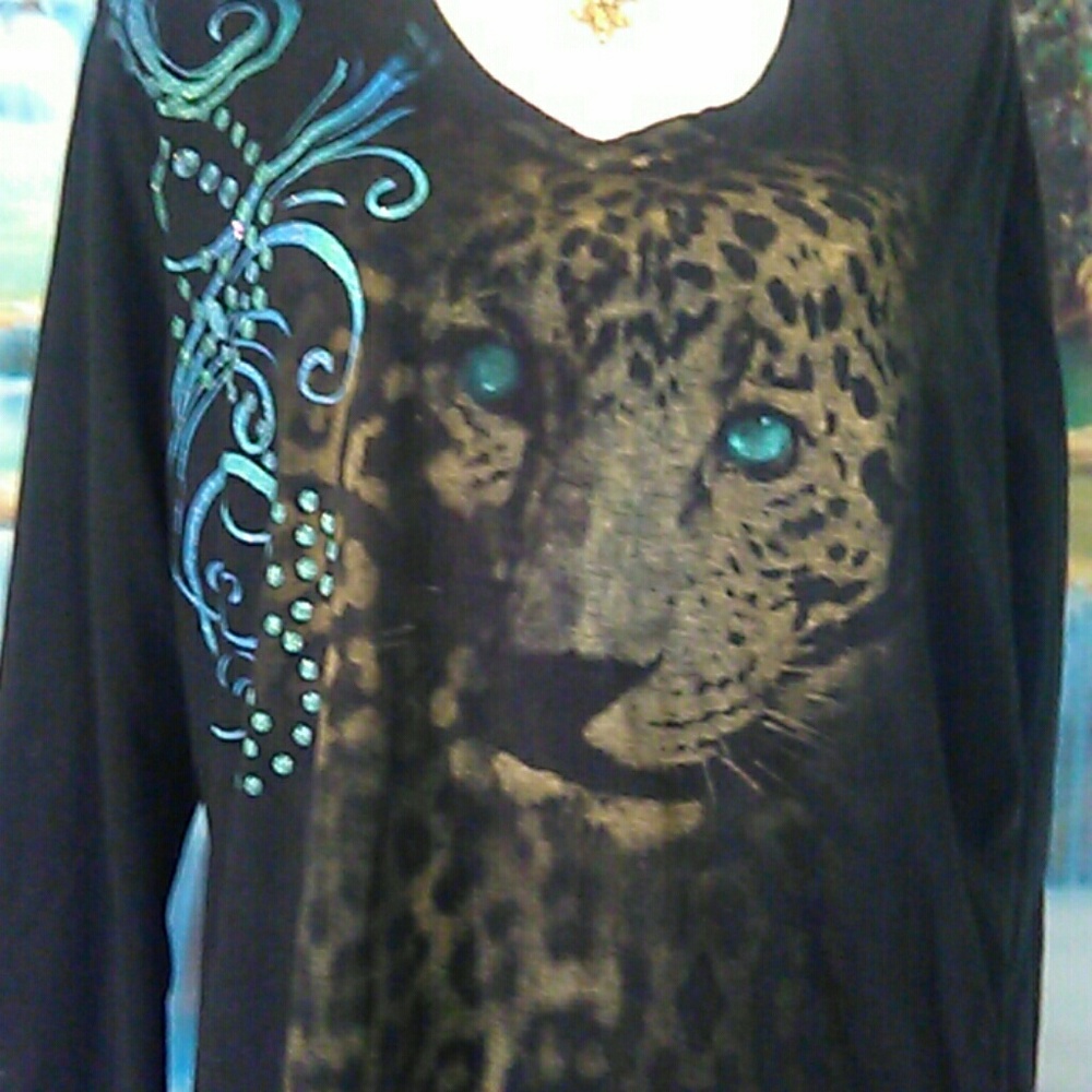Size 2 x  black long sleeve top - Picture 4 of 8